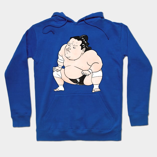 Sumo Wrestler Terunofuji Hoodie by kaeru